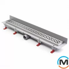 Душовий канал MCH CH 650 HN 3 з ґратами "Гармонія", Монтажна довжина (мм): 715, фото 