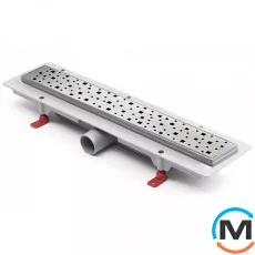 Душовий канал MCH CH 450 SN 1 з ґратами "Квадрати", Монтажна довжина (мм): 515, фото 