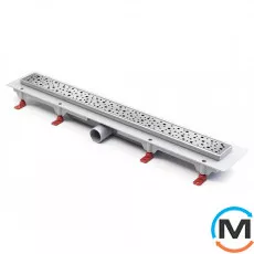 Душовий канал MCH CH 750 SN 1 з ґратами "Квадрати", Монтажна довжина (мм): 815, фото 