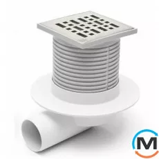 Трап із горизонтальним випуском MCH F 425 NXL сухий сифон, Випуск сифону: Горизонтальний, фото 