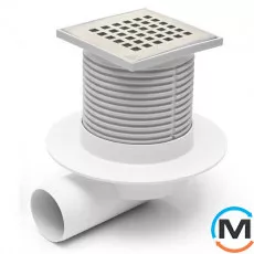 Трап із горизонтальним випуском MCH G 411 L гідрозатвор, фото 