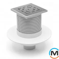 Трап із вертикальним випуском MCH G 414 L гідрозатвор, фото 