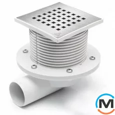 Трап із горизонтальним випуском MCH G 425 NL гідрозатвор, Випуск сифону: Горизонтальний, фото 