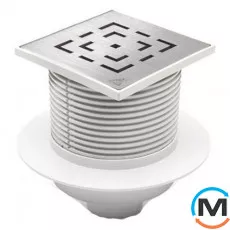 Трап із вертикальним випуском MCH L 420 NL гідрозатвор, Випуск сифону: Вертикальний, фото 