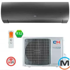 Кондиціонер Cooper&Hunter DAYTONA BLACK CH-S12FTXD-BL, Колір: Чорний, Площа приміщення (кв.м): 35, Управління через Wi-fi: Так, фото 