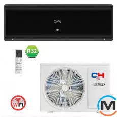 Кондиціонер Cooper&Hunter NORDIC PREMIUM BLACK CH-S24FTXN-PB, Колір: Чорний, Площа приміщення (кв.м): 70, фото 