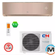 Кондиціонер Cooper&Hunter SUPREME CONTINENTAL (GOLD) CH-S24FTXAL-GD, Колір: Золотий, Площа приміщення (кв.м): 75, фото 