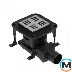 Душовий трап Waterway Spot X 10х10 корпус сірий, фото 