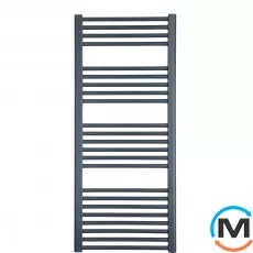 Сушка для рушників Luxrad Regular 1160х500х77-96 (491 Вт) антрацит RAL 7016, Висота (мм): 1160, фото 