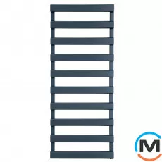 Сушка для рушників Luxrad Scala NEW 1230х500х79-89 (546 Вт) антрацит RAL 7016, Колір: Антрацит, Висота (мм): 1230, фото 