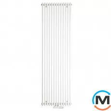 Радиатор Luxrad Toba 1800х510х90 (1064 Вт) подключение нижнее центр белый RAL9003, Цвет: Белый, фото 