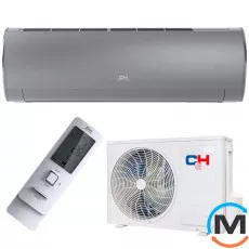 Тепловий насос кондиціонер Cooper&Hunter Daytona Silver R32CH-S12FTXD2-SC, Колір: Сріблястий, Площа приміщення (кв.м): 35, Управління через Wi-fi: Так, фото 