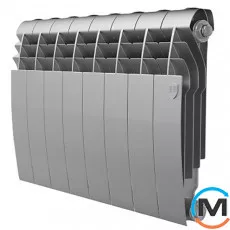 Радиатор Royal Thermo BiLiner 350 Silver Satin - 10 секций, фото 