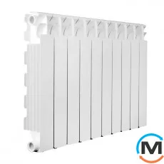 Алюмінієвий радіатор Fondital (10-секцій) ALETERNUM B4 500/100, Міжосьова відстань (мм): 500, Кількість секцій: 10, фото 