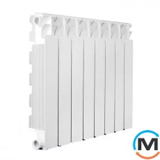 Алюмінієвий радіатор Fondital (8-секцій) ALETERNUM B4 350/100, Міжосьова відстань (мм): 350, Кількість секцій: 8, фото 