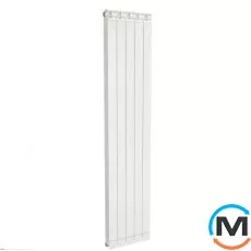Радіатор алюмінієвий Fondital ALETERNUM GARDA 90 (4-секції) 1600 мм вертикальний, Міжосьова відстань (мм): 1600, Кількість секцій: 4, фото 