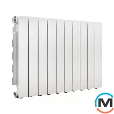 Радіатор алюмінієвий Fondital (10 секцій) BLITZ SUPER B4 500/100, Колір: Білий, Міжосьова відстань (мм): 500, Кількість секцій: 10, фото 