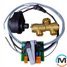 Mora 3-х ходовий запірний латунний клапан, фото 