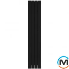 Дизайн радіатор Nova Florida (4 секції) LEDRO S/90 2000 мм BLACK вертикальний, Колір: Чорний, Міжосьова відстань (мм): 2000, Кількість секцій: 4, фото 
