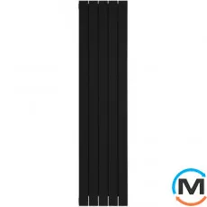 Дизайн радіатор Nova Florida (5 секцій) LEDRO S/90 2000 мм BLACK вертикальний, Колір: Чорний, Міжосьова відстань (мм): 2000, Кількість секцій: 5, фото 