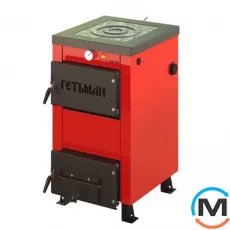 Котел твердопаливний Гетьман-15П кВт, Варіант: З плитою, Теплова потужність (кВт): 15, фото 