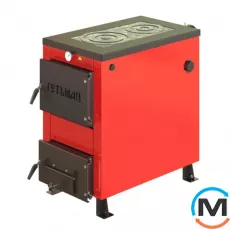 Котел твердопаливний Гетьман-17,5П кВт, Варіант: З плитою, Теплова потужність (кВт): 17.5, фото 