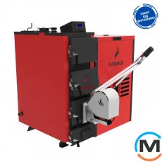 Пелетний котел Feniks серія E 98 кВт з бункером 700л., Теплова потужність (кВт): 98, фото 