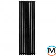 Радіатор Betatherm Blende 1 1400*394 (Чорний RAL 9005M, підк. №99), Колір: Чорний, Висота (мм): 1400, фото 