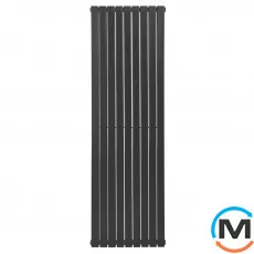 Радіатор Betatherm Blende 1 1400*394 (RAL 7024M, підк. №99), Колір: Графіт, Висота (мм): 1400, фото 