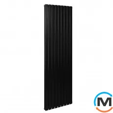 Радіатор Betatherm Blende 2 1600*394 (Чорний RAL 9005M, підк. №99), Колір: Чорний, Висота (мм): 1600, фото 