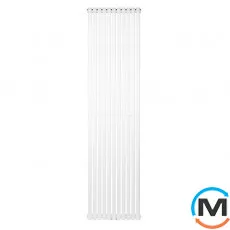 Радіатор Betatherm Elipse 1 1800*445 (Білий RAL9016M, підк. №99), Колір: Білий, Глибина (мм): 48, фото 