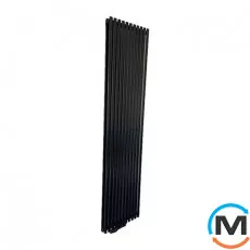 Радіатор Betatherm Elipse 2 1800*445 (Чорний RAL9005M, підк. №99), Колір: Чорний, Глибина (мм): 61, фото 