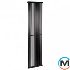 Радіатор Betatherm PS STYLE 1 1800*477 (Чорний RAL9005M, підк. №99), Підключення радіатора: Нижнє, Колір: Чорний, Кількість секцій: 13, фото 