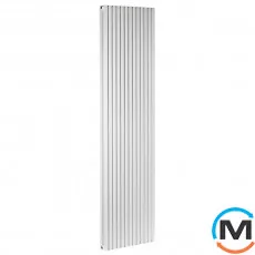 Радіатор Betatherm Quantum 2 2000*525 (Білий RAL9016М, підк. №99), Підключення радіатора: Нижнє, Колір: Білий, Висота (мм): 2000, Глибина (мм): 85, Кількість секцій: 13, фото 