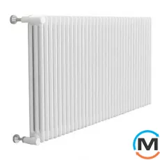 Дизайн-радіатор Cordivari ARDESIA (30 секцій) H=556 мм 3 колони (білий RAL9010), Ширина (мм): 1380, Кількість секцій: 30, Опалювана площа (кв.м): 19, фото 