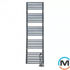 Сушка для рушників електрична CORDIVARI GLORIA 22 ELECTRIC 1500 x 580 мм COLOR F15 (чорний) ECO 90, Висота (мм): 1500, Ширина (мм): 580, фото 