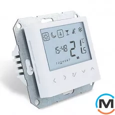 Недельный терморегулятор Salus 230V скрытый монтаж под рамки 55x55 мм BTRP230, фото 