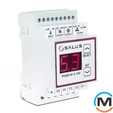 Модуль керування швидкістю вентиляторів з EC-двигуном Salus FC600-M 0-10V, фото 