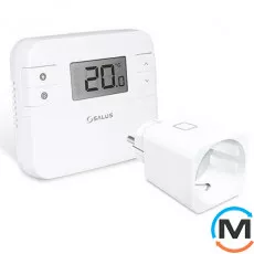 Беспроводной терморегулятор в комплекте с беспроводной розеткой Salus RT310SPE, фото 