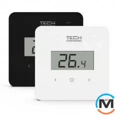 Бездротовий кімнатний регулятор Tech з датчиком вологості R-8b plus, фото 