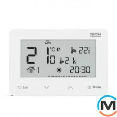 Проводной прогрматор термостат + Optimum Start (возможность подключения теплого пола) 220В EU-(ранее ST)-293z v3, фото 