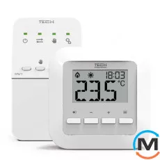 Беспроводной комнатный двухрежимный термостат (возможность подключения датчика внешней температуры) EU-(ранее ST)-295 v2, фото 