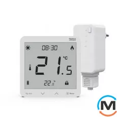 Беспроводной комнатный двухрежимный термостат (возможность подключения датчика внешней температуры) EU-(ранее ST)-T-3.2, фото 