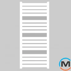 Сушка для рушників Genesis-Aqua Bureviy 1400x530 білий, Колір: Білий, фото 