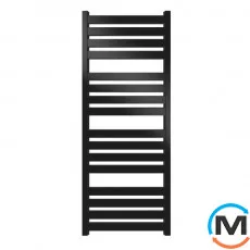 Сушка для рушників Genesis-Aqua Bureviy 1400x530 чорний, Колір: Чорний, фото 