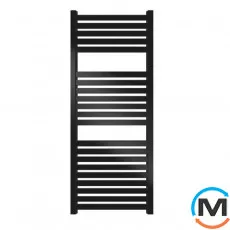 Сушка для рушників Genesis-Aqua Kulya 1400x530 чорний, Колір: Чорний, фото 