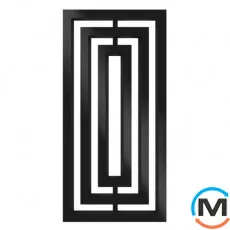 Сушка для рушників Genesis-Aqua Nitro 1400x530 чорний, Колір: Чорний, фото 