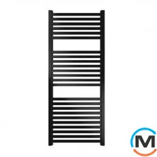 Сушка для рушників Genesis-Aqua Pion 1400x530 чорний, Колір: Чорний, фото 