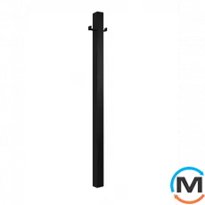 Сушка для рушників Genesis-Aqua Skelya 1200x30 графіт, Колір: Графіт, фото 