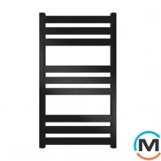 Сушка для рушників Genesis-Aqua Tribull 1000x530 чорний, Колір: Чорний, Висота (мм): 1000, фото 